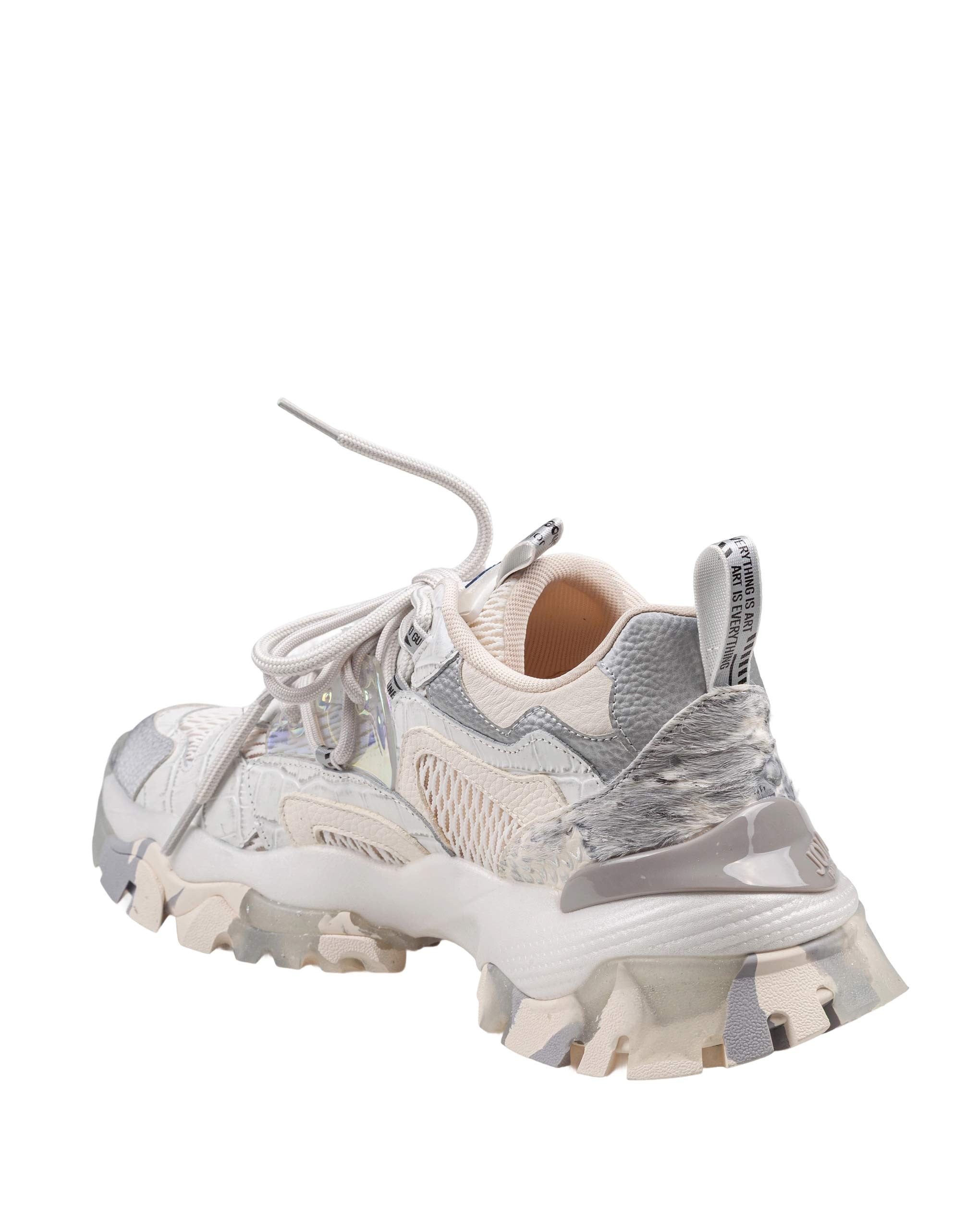 JOIA MULTICOLOR MIXED-MATERIAL SNEAKERS 2601 M054