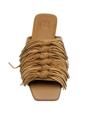 ASH MULES BRIGITTE IN CAMOSCIO COLORE VERDE