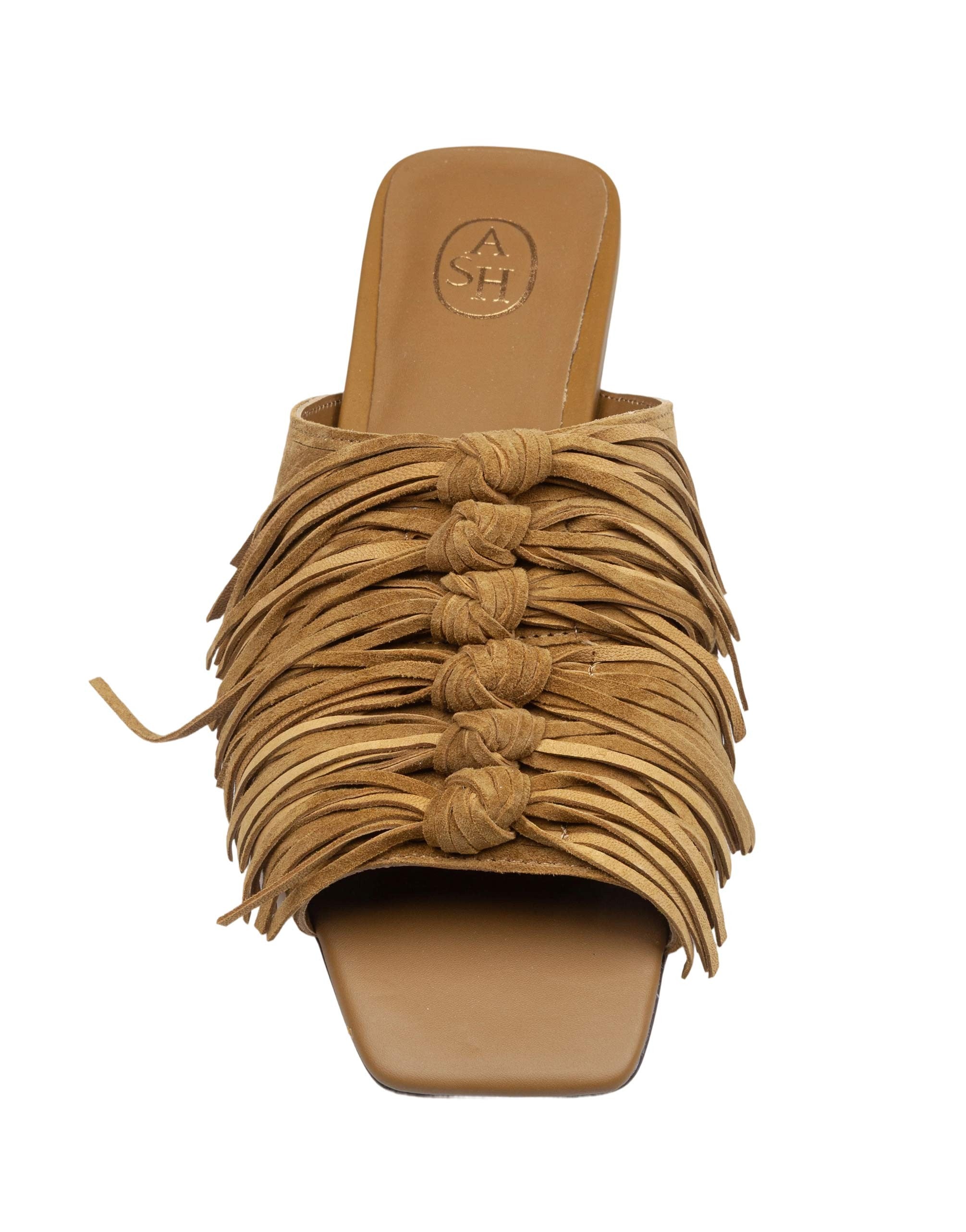 ASH MULES BRIGITTE IN CAMOSCIO COLORE VERDE