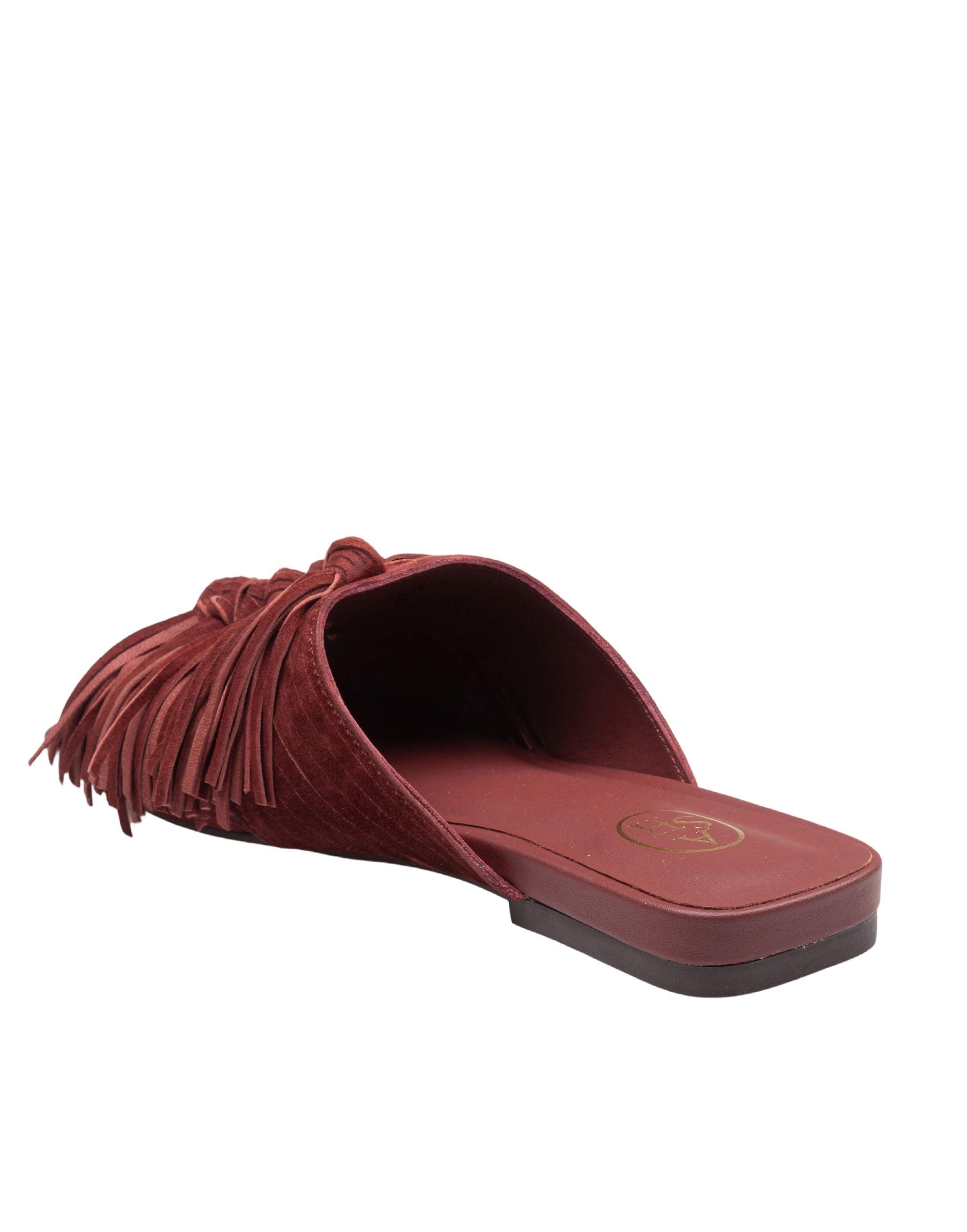 ASH MULES BRIGITTE IN CAMOSCIO COLORE MARSALA