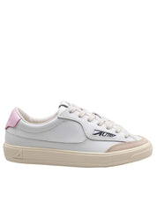 AUTRY SNEAKERS WINDSCAPE IN PELLE COLORE BIANCO E ROSA