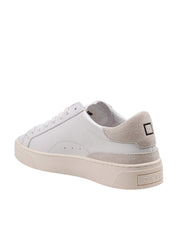 D.A.T.E. SONICA LEATHER SNEAKERS, WHITE