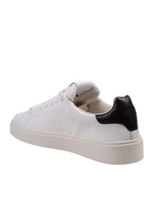 D.A.T.E SNEAKERS LEVANTE IN PELLE COLORE BIANCO E NERO
