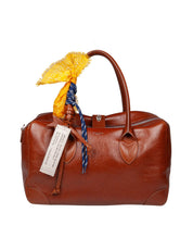GOLDEN GOOSE BORSA VITA MEDIUM COLORE MARRONE