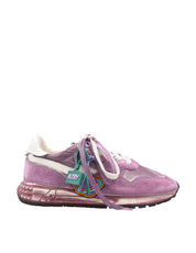 AUTRY SNEAKERS REELWIND SUPER VINTAGE IN NYLON E SUEDE COLORE VINO E BIANCO