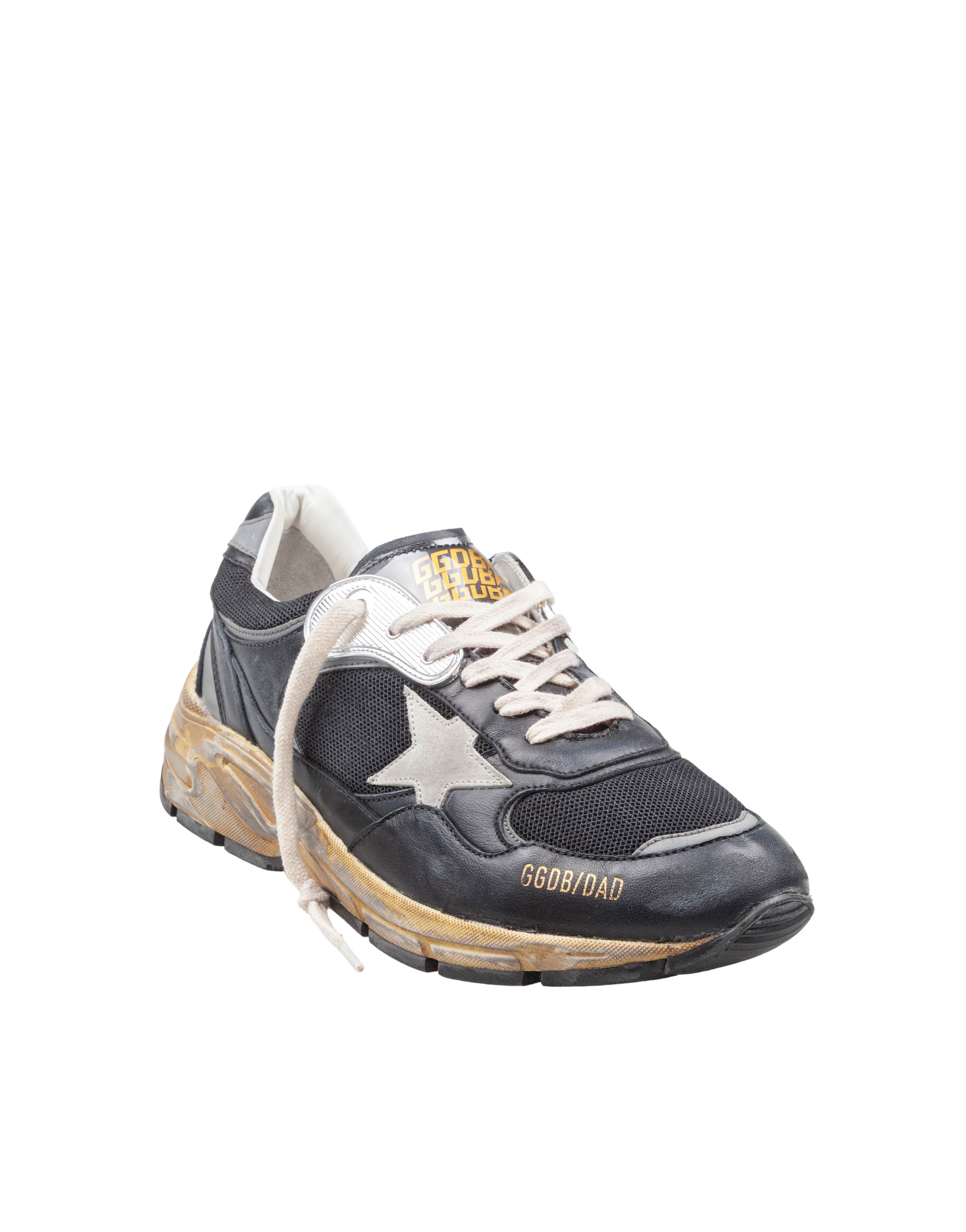 GOLDEN GOOSE SNEAKERS RUNNING DAD NEW COLORE NERO