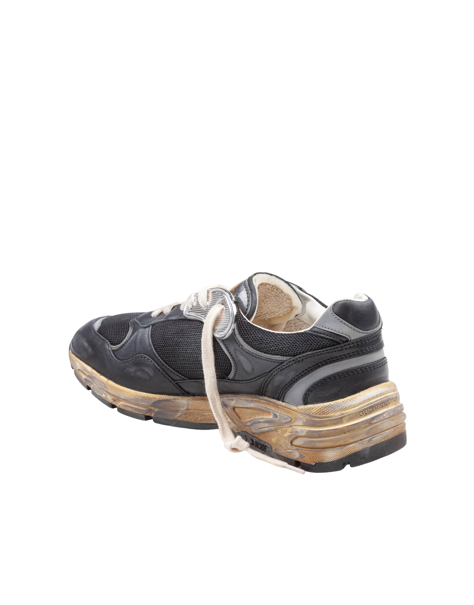 GOLDEN GOOSE SNEAKERS RUNNING DAD NEW COLORE NERO
