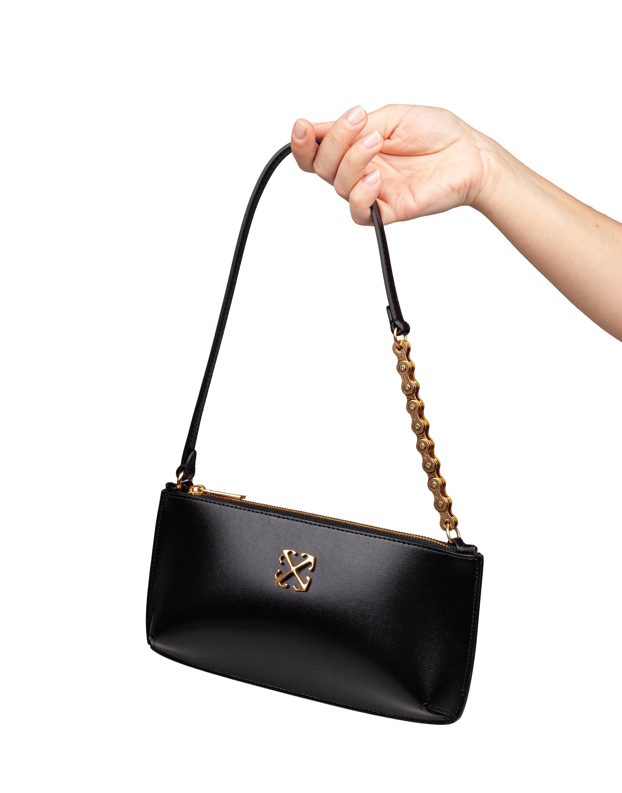 OFF WHITE BORSA POCHETTE JITNEY FLAT NERA
