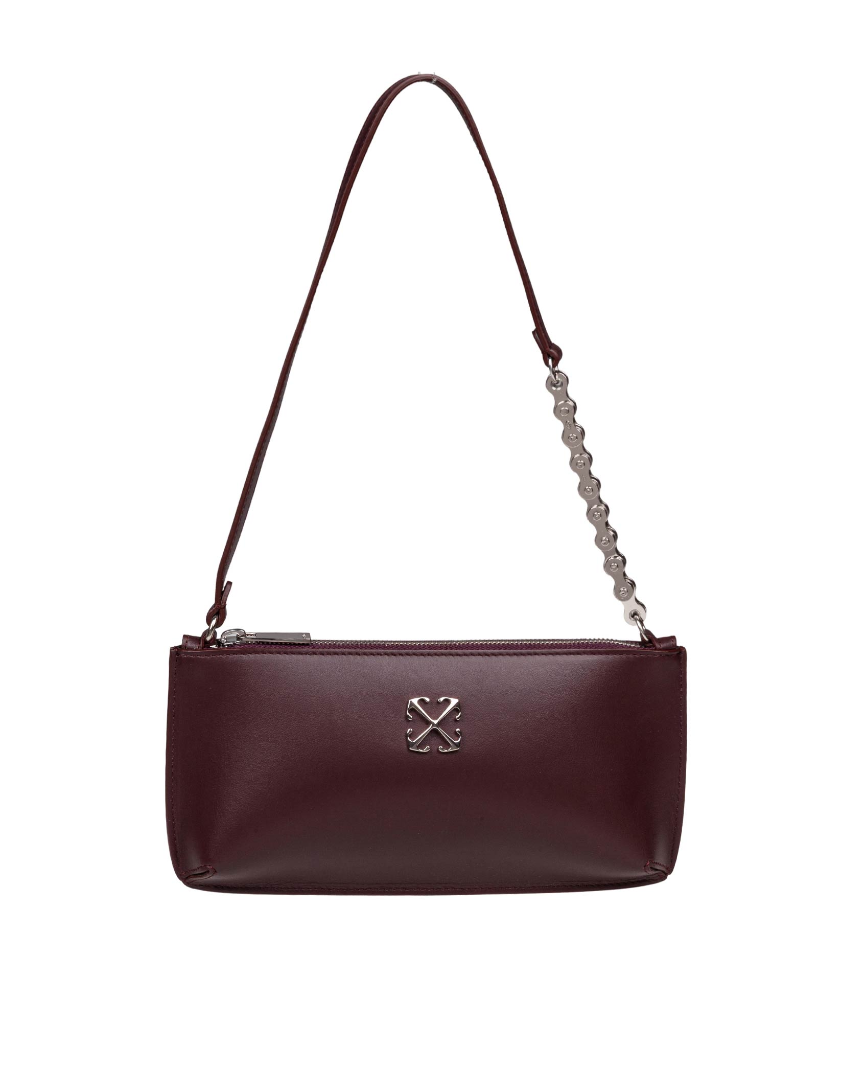 OFF WHITE BORSA A SPALLA JITNEY FLAT