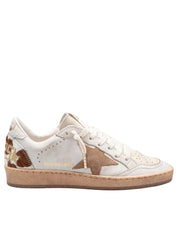 GOLDEN GOOSE SNEAKERS BALLSTAR CON TALLONE IN CAVALLINO