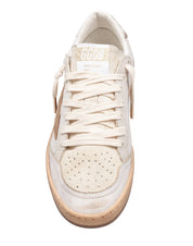 GOLDEN GOOSE SNEAKERS BALLSTAR CON TALLONE IN CAVALLINO