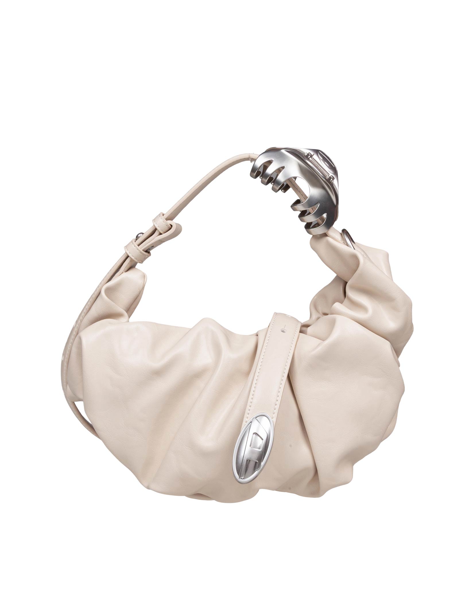 DIESEL BORSA HOBO GRAB-D ESTRA SOFT COLORE PANNA