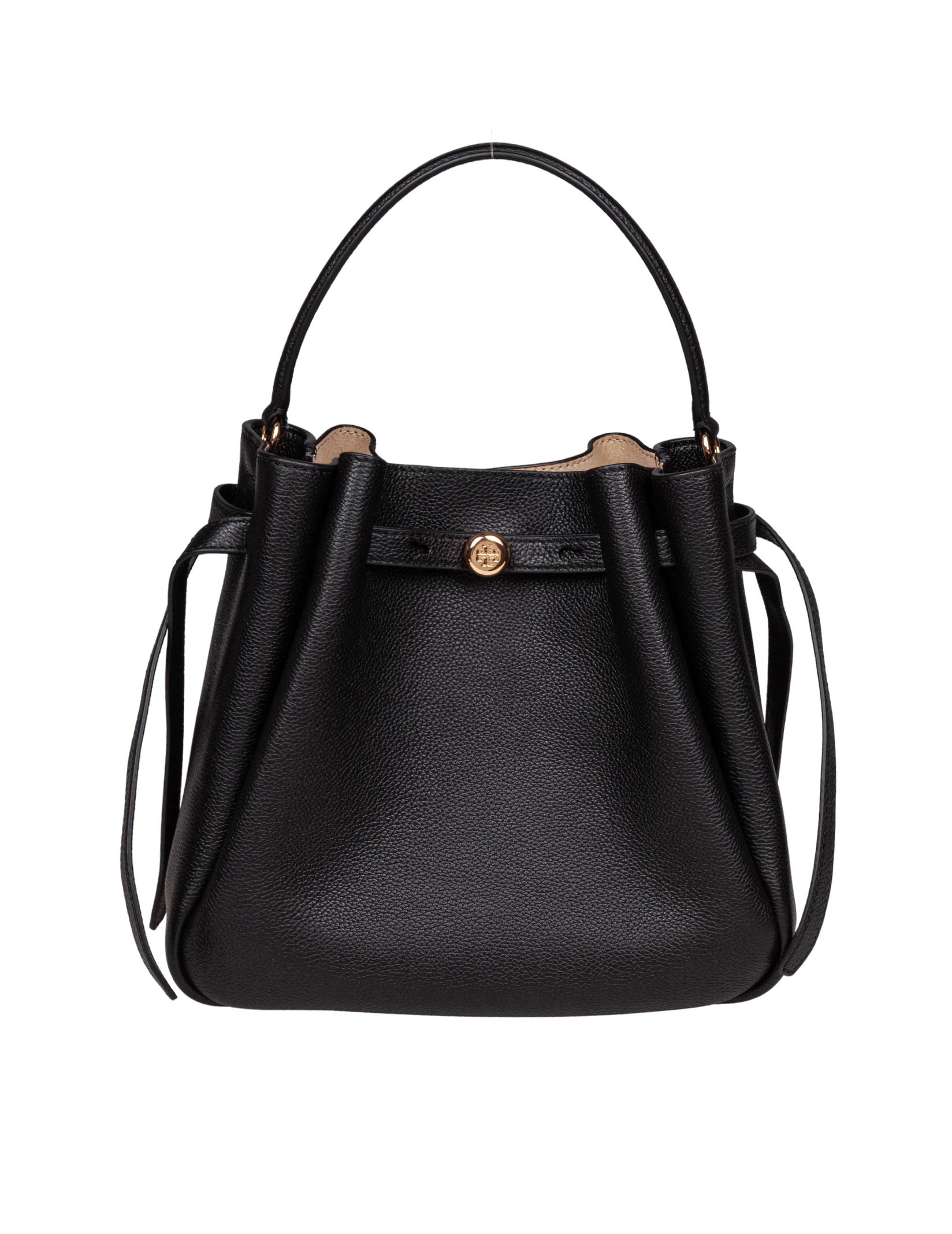 TORY BURCH BORSA SECCHIELLO ROMY IN PELLE NERA
