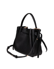 TORY BURCH BORSA SECCHIELLO ROMY IN PELLE NERA
