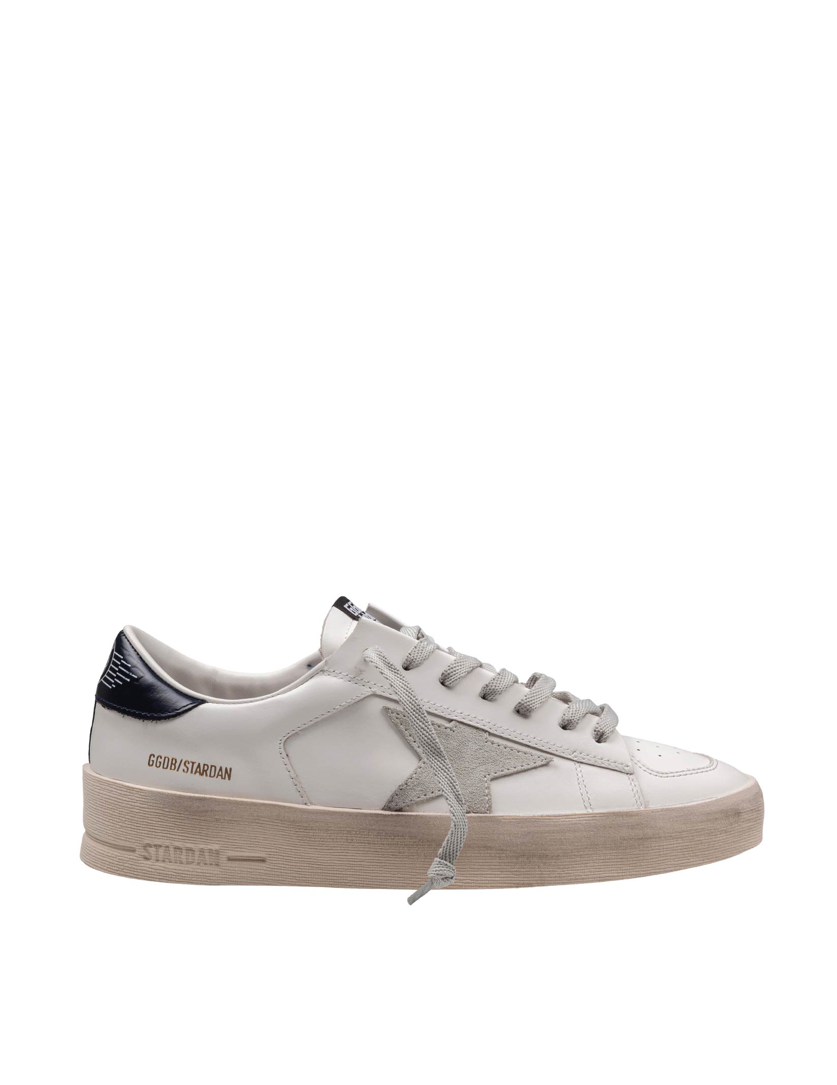GOLDEN GOOSE SNEAKERS STARDAN IN COLORE BIANCO E BLU