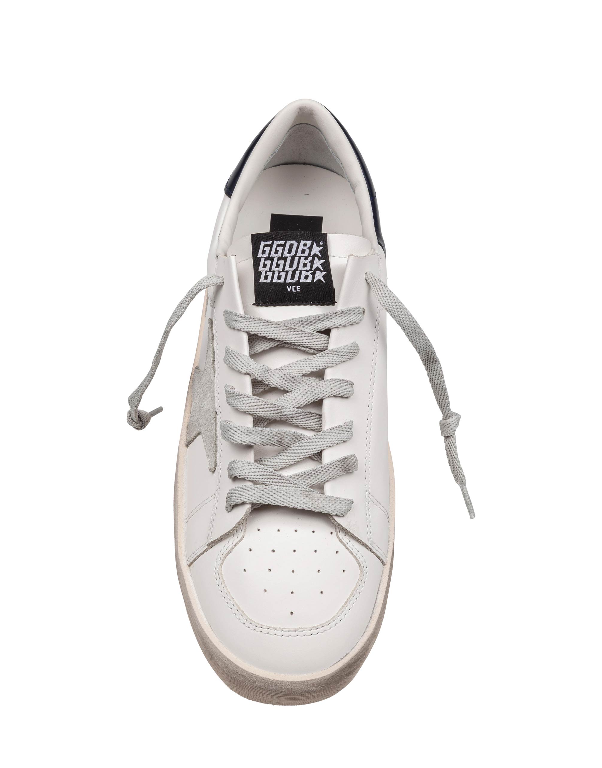 GOLDEN GOOSE SNEAKERS STARDAN IN COLORE BIANCO E BLU