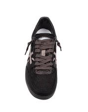 PREMIATA CLAY SNEAKERS IN PELLE E CAMOSCIO COLORE NERO