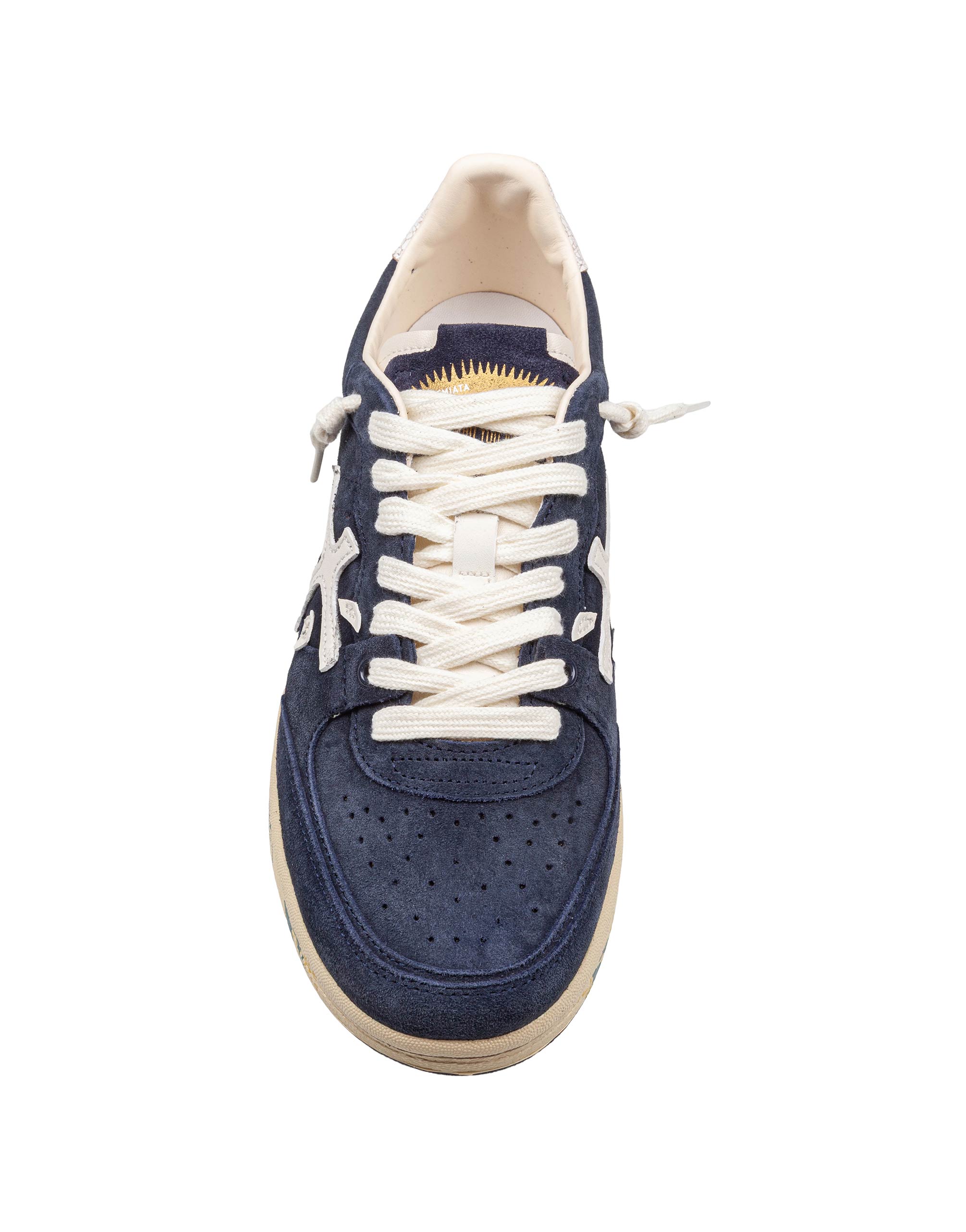 PREMIATA CLAY SNEAKERS IN CAMOSCIO COLORE BLU