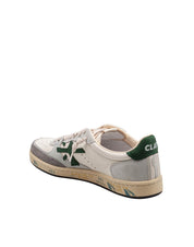 PREMIATA CLAY SNEAKERS IN COLORE BIANCO E VERDE