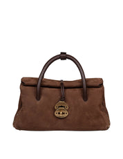 ZANELLATO BORSA DOTTA JONES S IN CAMOSCIO BROWN