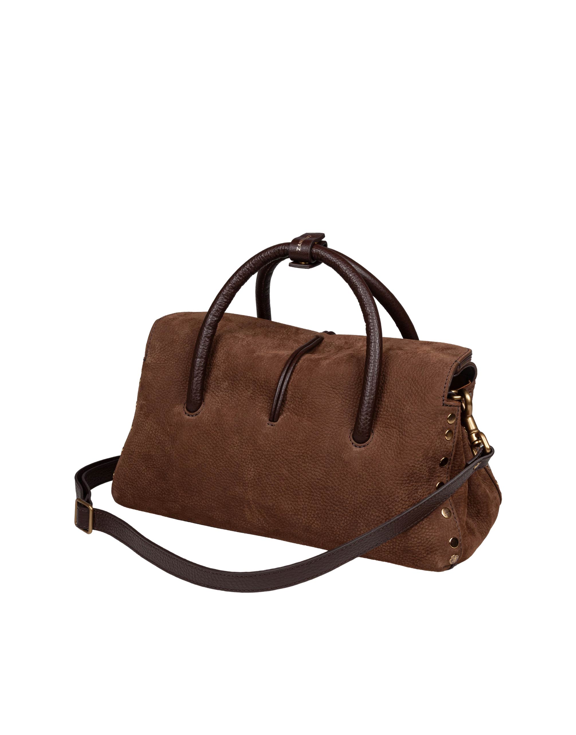 ZANELLATO BORSA DOTTA JONES S IN CAMOSCIO BROWN
