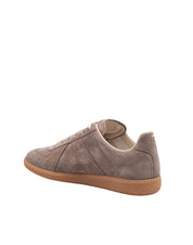 MAISON MARGIELA REPLICA DOVE GREY SUEDE SNEAKERS