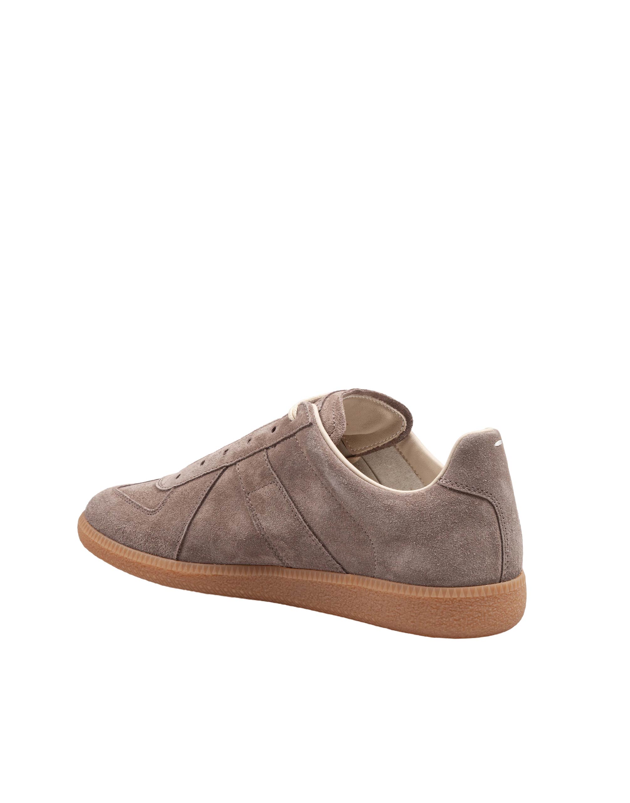 MAISON MARGIELA REPLICA DOVE GREY SUEDE SNEAKERS