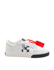 OFF WHITE SNEAKERS M-VULC LOW IN PELLE BIANCA