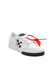 OFF WHITE SNEAKERS M-VULC LOW IN PELLE BIANCA