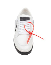 OFF WHITE SNEAKERS M-VULC LOW IN PELLE BIANCA