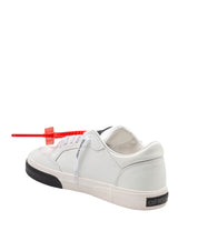 OFF WHITE SNEAKERS M-VULC LOW IN PELLE BIANCA