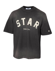 GOLDEN GOOSE T-SHIRT STAR COLORE ANTRACITE