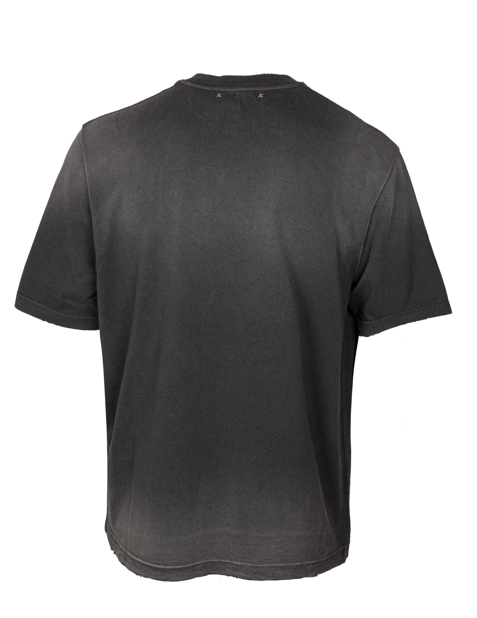 GOLDEN GOOSE T-SHIRT STAR COLORE ANTRACITE