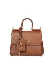 DOLCE & GABBANA MY SICILY CARAMEL HANDBAG
