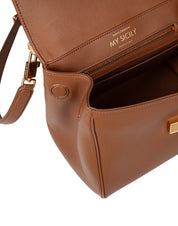 DOLCE & GABBANA MY SICILY CARAMEL HANDBAG