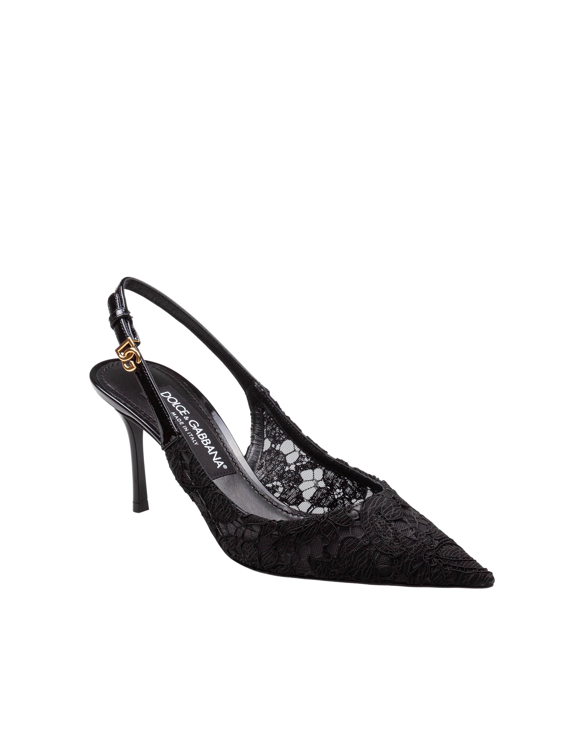 DOLCE & GABBANA SLINGBACK PIZZO