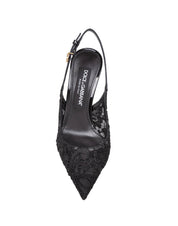DOLCE & GABBANA SLINGBACK PIZZO