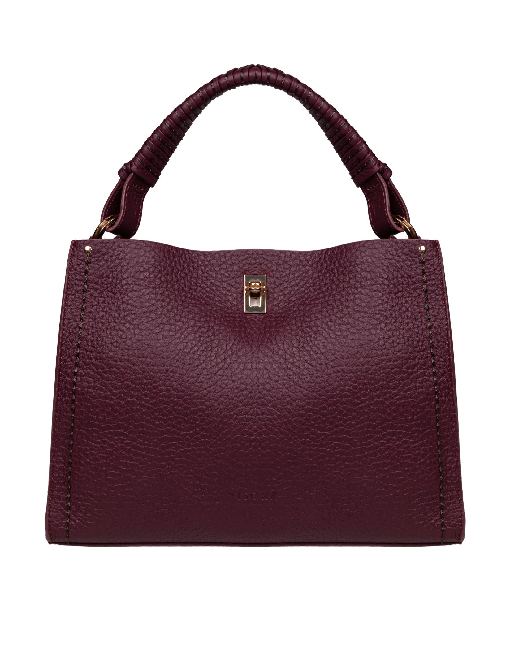 VISONA BORSA A MANO MIA IN PELLE