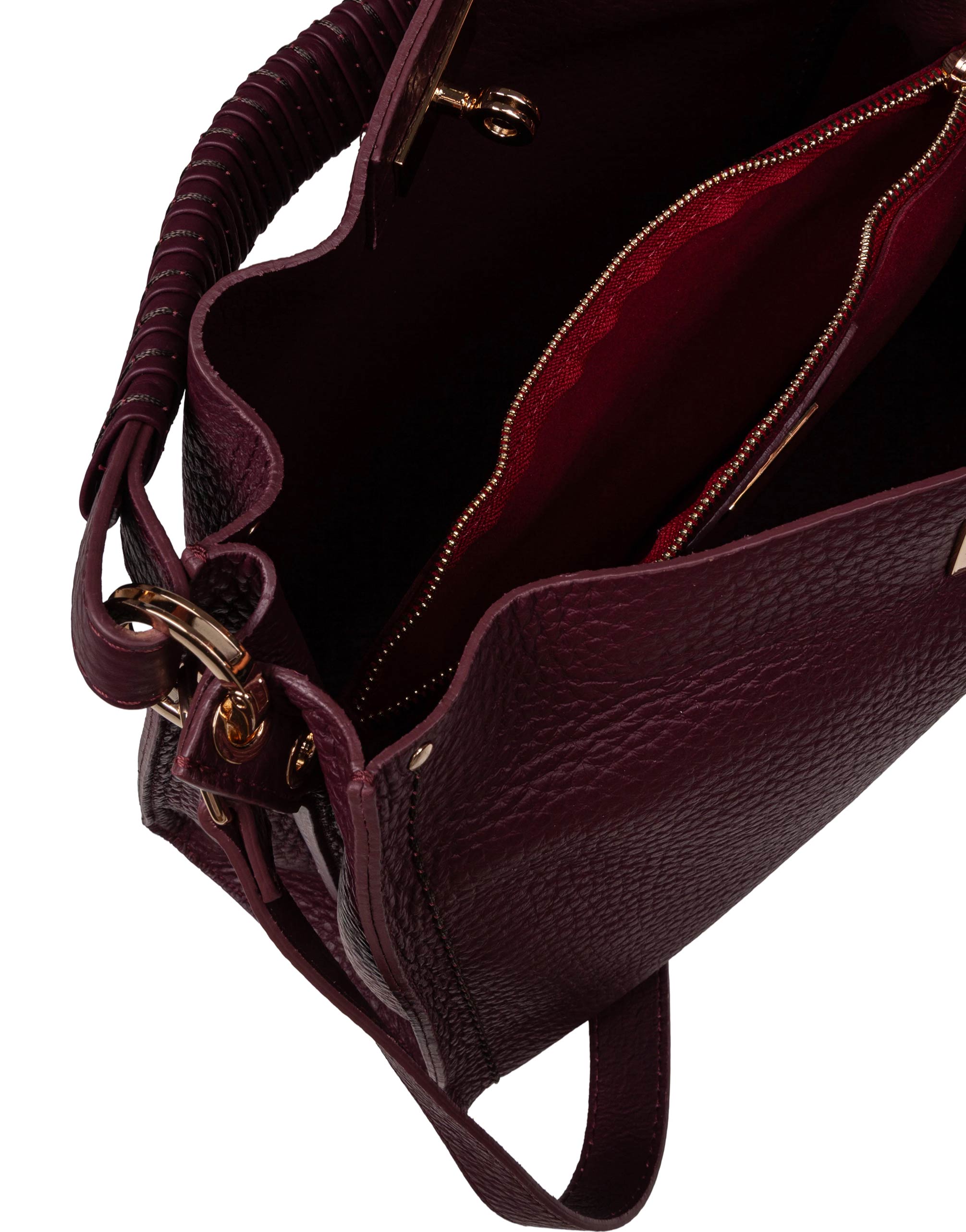 VISONA BORSA A MANO MIA IN PELLE