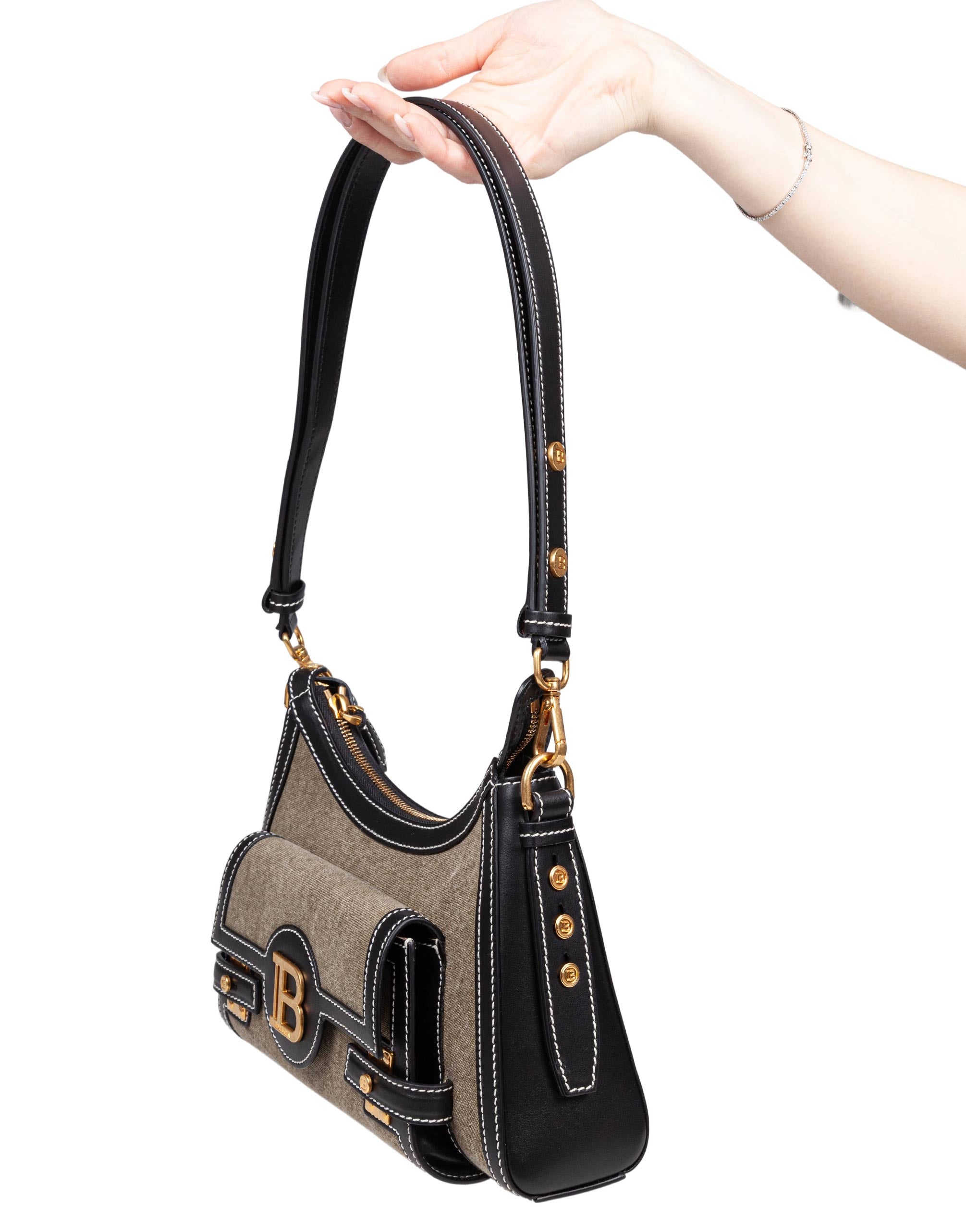 BALMAIN B-BUZZ HOBO