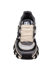 DOLCE & GABBANA DG COUNTRY ROAD SNEAKERS IN LEATHER AND MESH