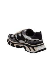 DOLCE & GABBANA DG COUNTRY ROAD SNEAKERS IN LEATHER AND MESH