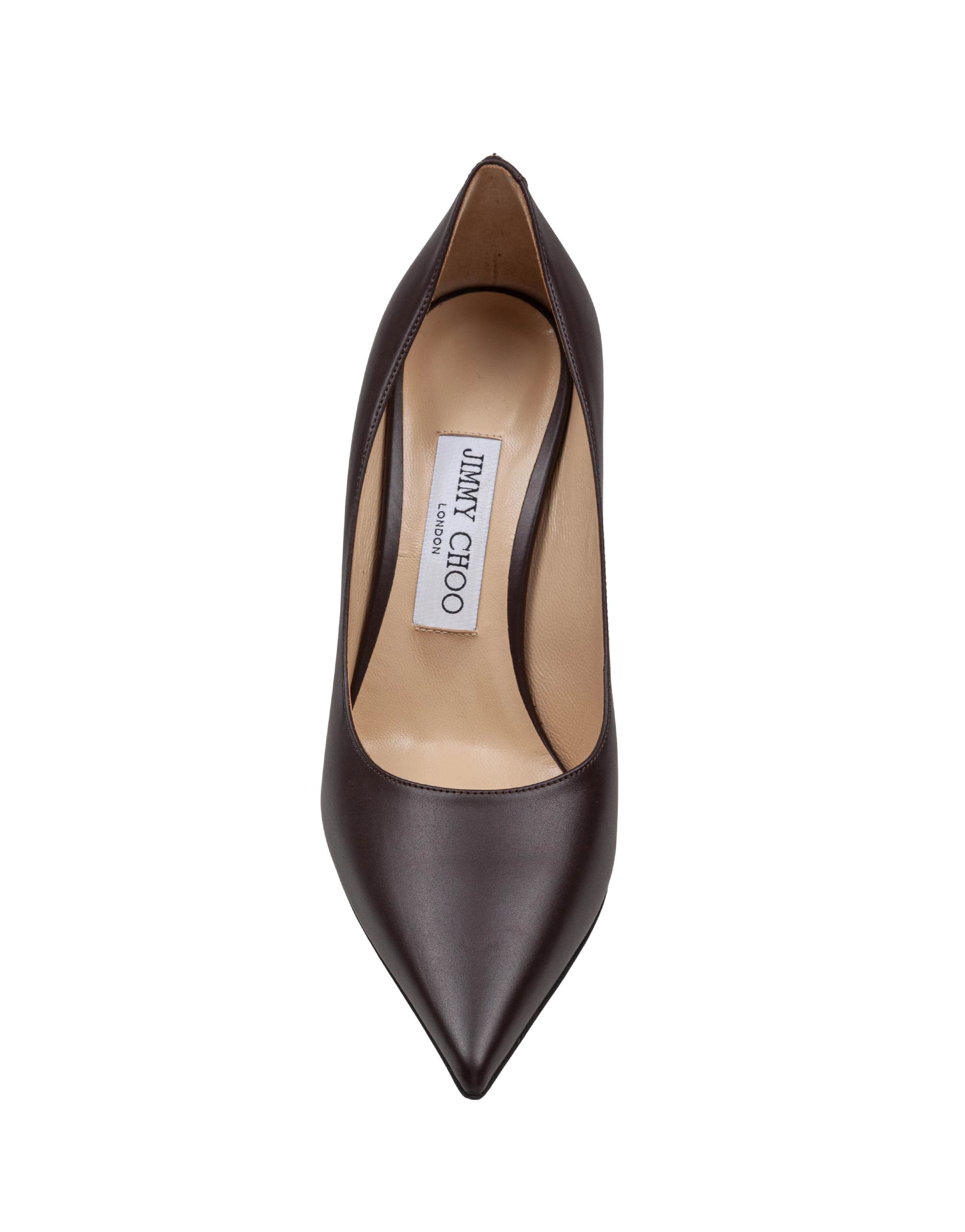 JIMMY CHOO LOVE 85 PUMPS CHOCOLATE