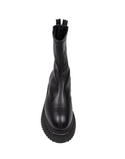 AGL BLACK LEATHER MIRABEL ANKLE BOOT