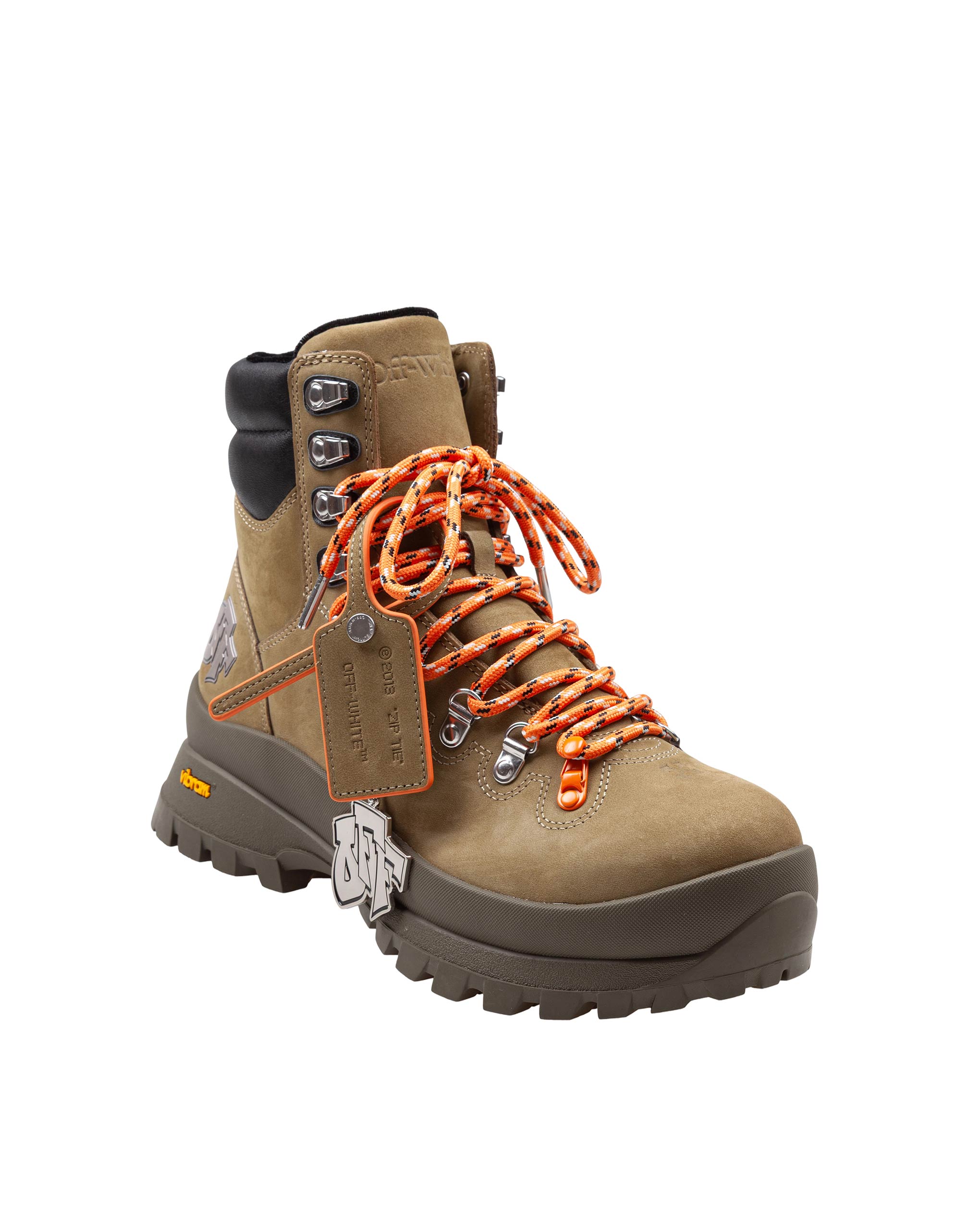 OFF WHITE M-HIKING BOOT COLORE VERDE MILITARE E NERO