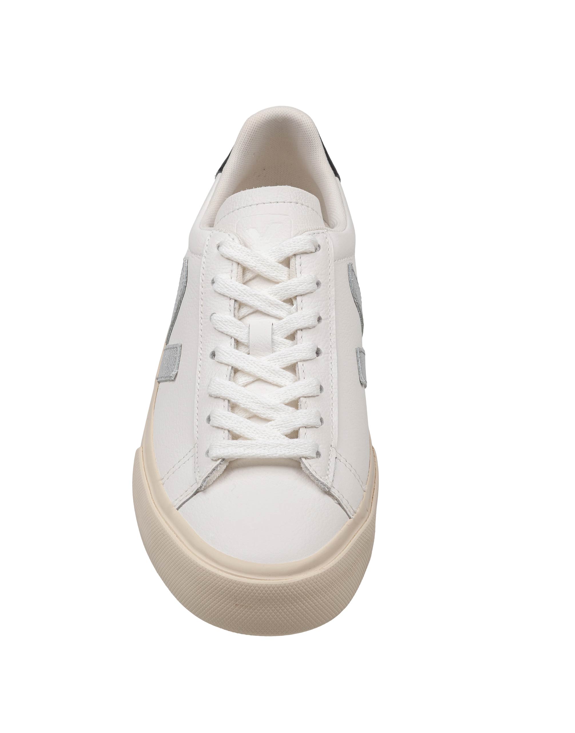 VEJA SNEAKERS CAMPO COLORE BIANCO E ARGENTO