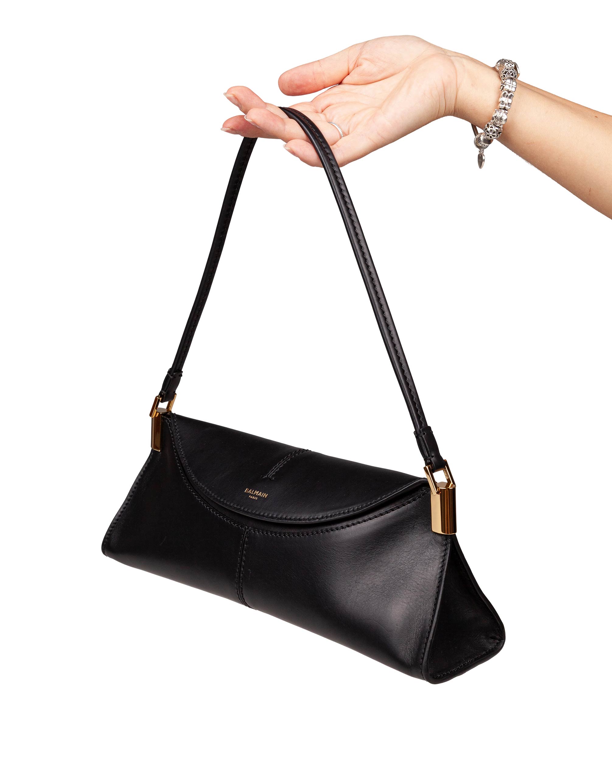 BALMAIN 64-83 BORSA PICCOLA COLORE NERO