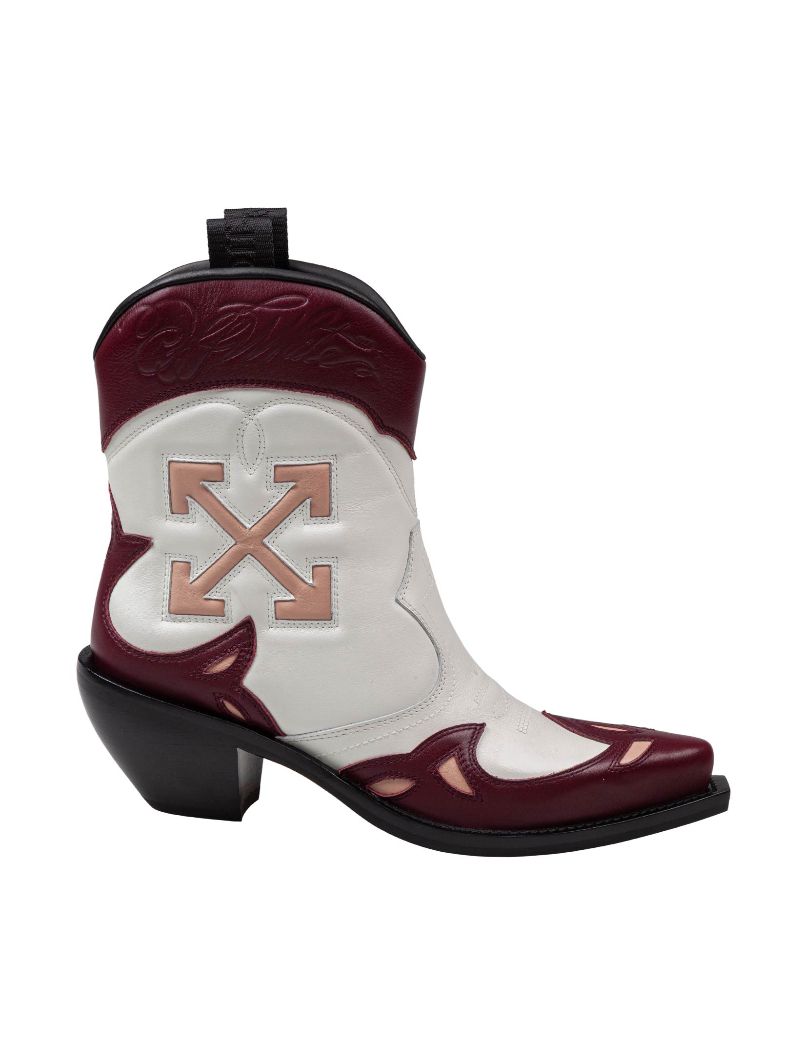 OFF WHITE W-SANTIAG BOOTIE