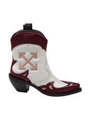 OFF WHITE W-SANTIAG BOOTIE