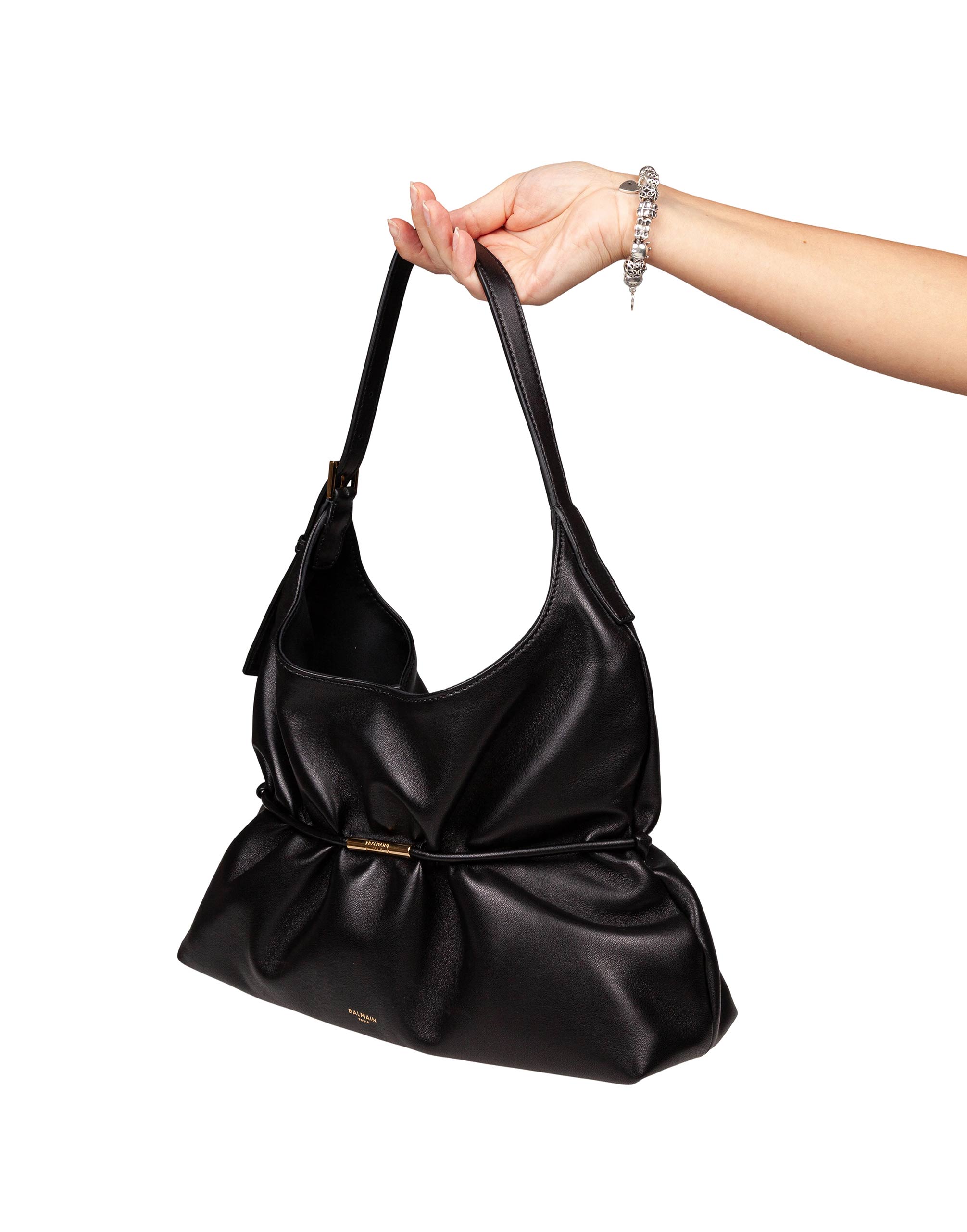BALMAIN SPHYNX BORSA MEDIA COLORE NERO